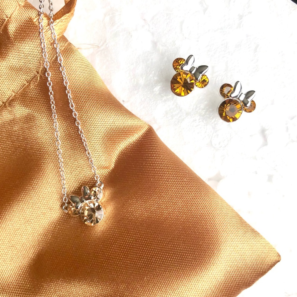 ❇️SALE❇️ Minnie Mouse Ltd. Edition Earring/Necklace Set mouse 🐭